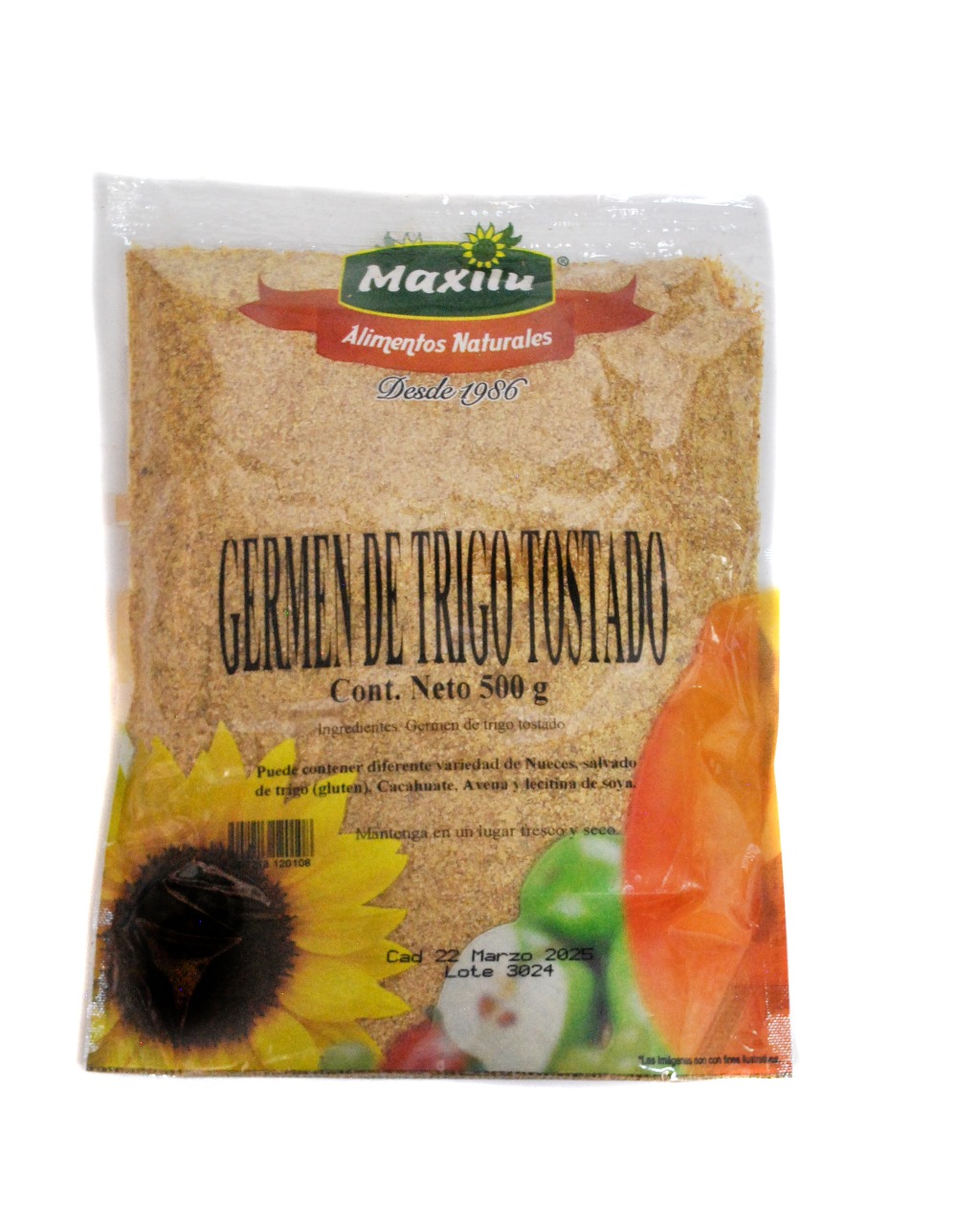 Salvado de trigo tostado